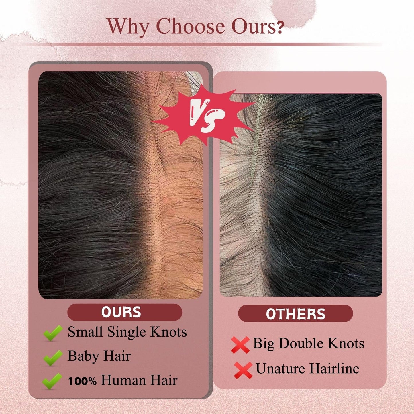 13x4 Lace Frontal Body Wave 16 Inch Ear to Ear HD Lace Frontal Unprocessed Brazilian Virgin Human Hair Frontals Free Part 150% Density Hair Extensions Pre Plucked Natural Color
