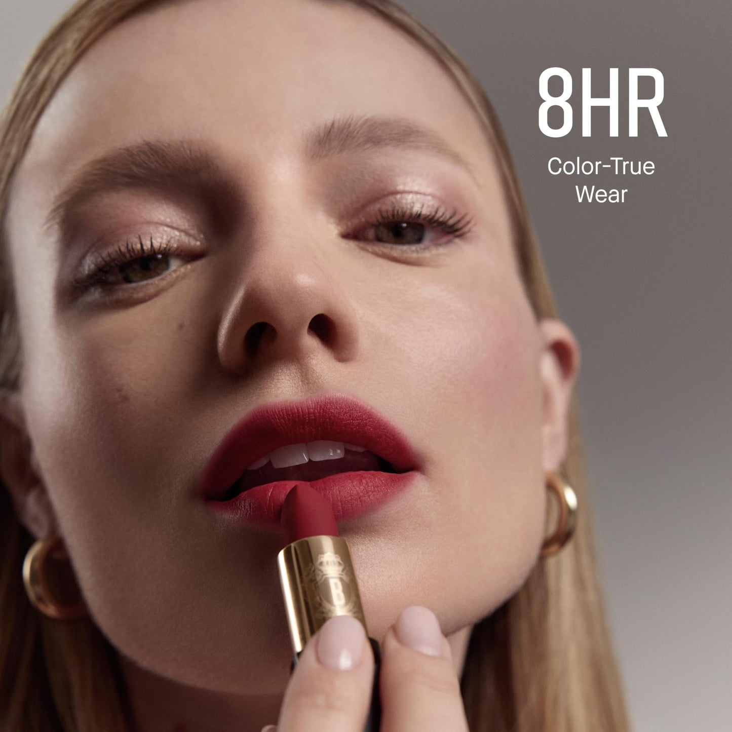 Bobbi Brown Luxe Cashmere Matte Lipstick | Non-Drying, Hydrating, Ultra-Matte Finish | Yellow Flower Complex, 0.12 Ounce, Claret