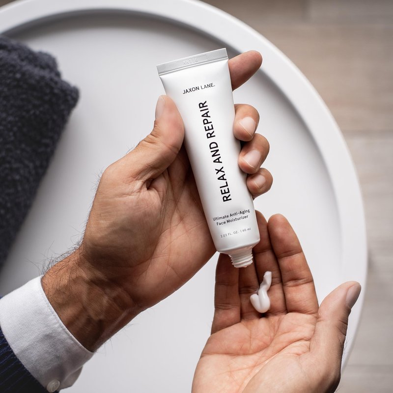 JAXON LANE RELAX AND REPAIR Anti Aging Face Moisturizer for Men | Anti Wrinkle Cream for Face, Night Cream, Eye Cream with Niacinamide (Vitamin B3), Hyaluronic Acid, Vitamin E & Ceramides For Skin