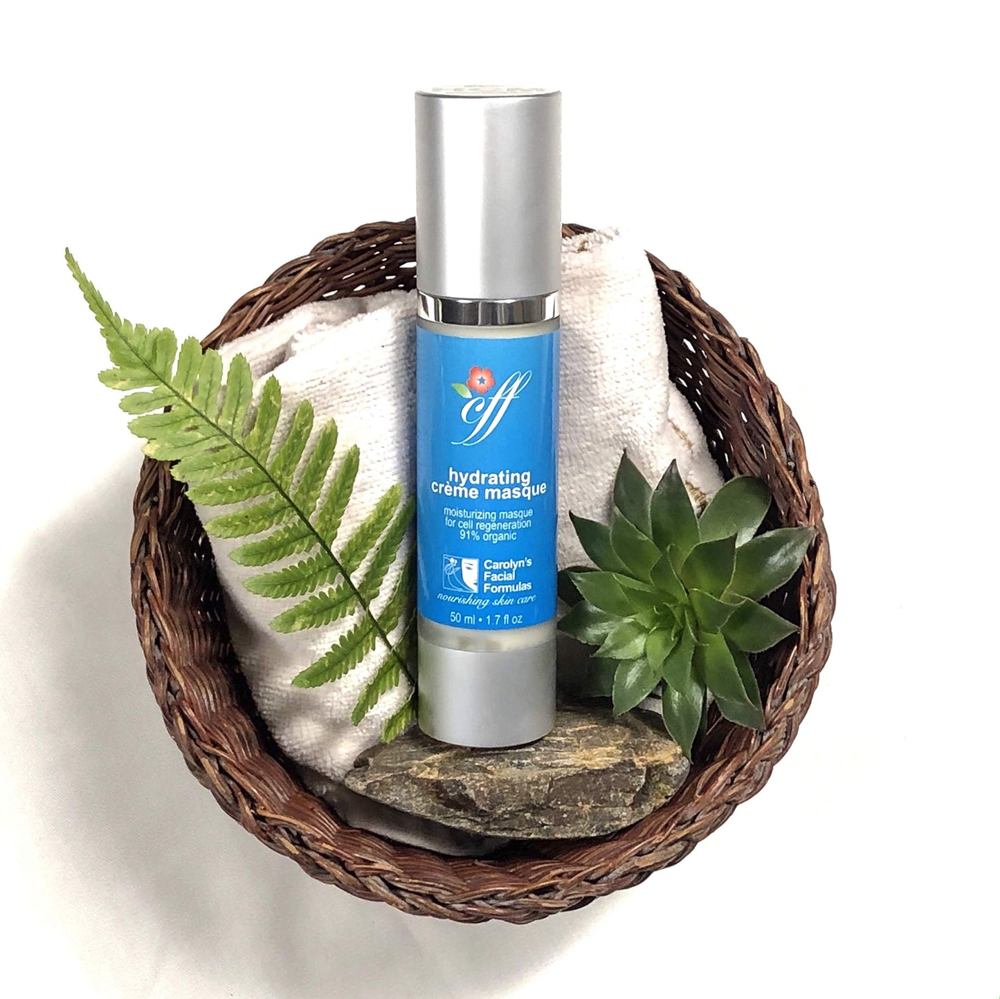Carolyn's Facial Formulas Hydrating Crème Masque | Containing Aloe, Olive and Jojoba Oil Extracts | Moisturizing And Nourishing Masque | Helps to Soothe, Hydrate, Heal | Made In USA