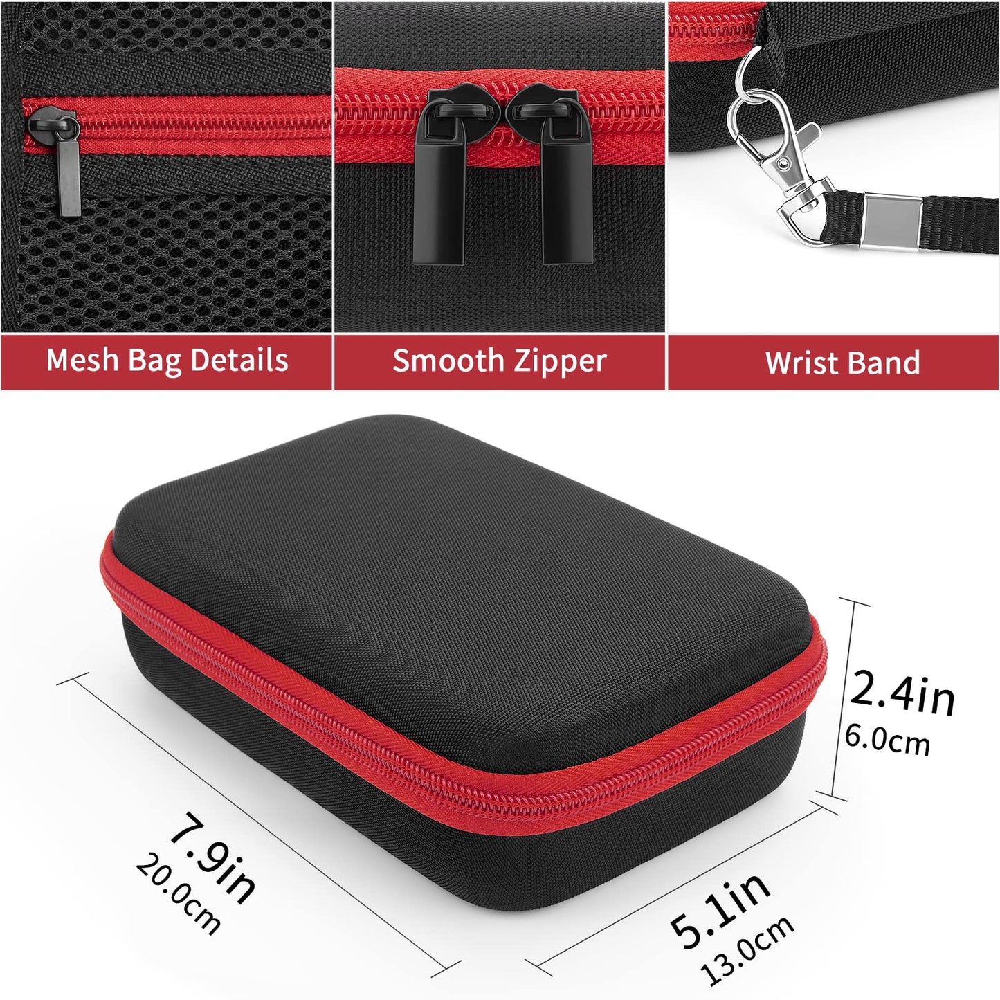 Yinke Travel Storage Case for Philips Norelco Multigroom Series 3000/5000, MG3740/40, MG5910/49 - Protective Organizer for Beard Trimmer, Attachments, Face & Ear Hair Trimmer, and Hair Clipper Shaver