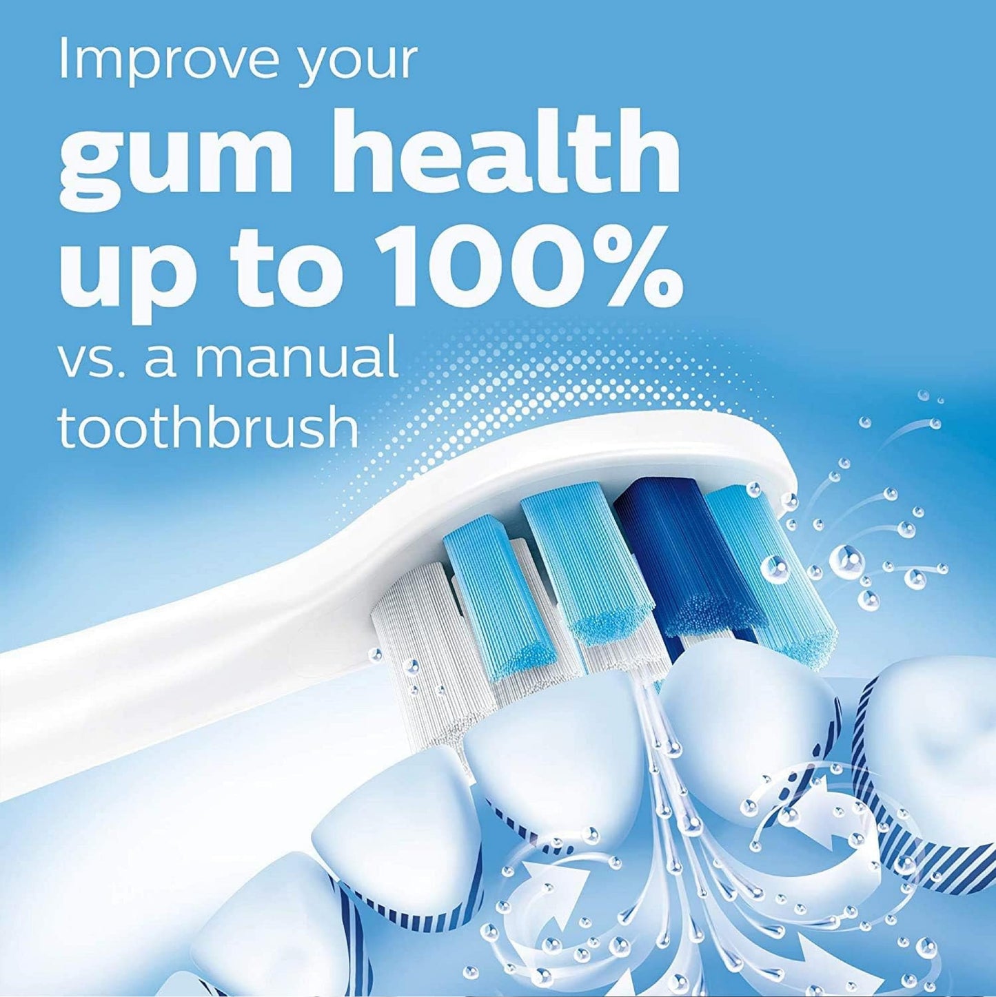 Philips Sonicare ProtectiveClean 5100 Electric Rechargeable Electric Power Toothbrush, Gum Health, Frustration Free Packaging, White, HX6857/32