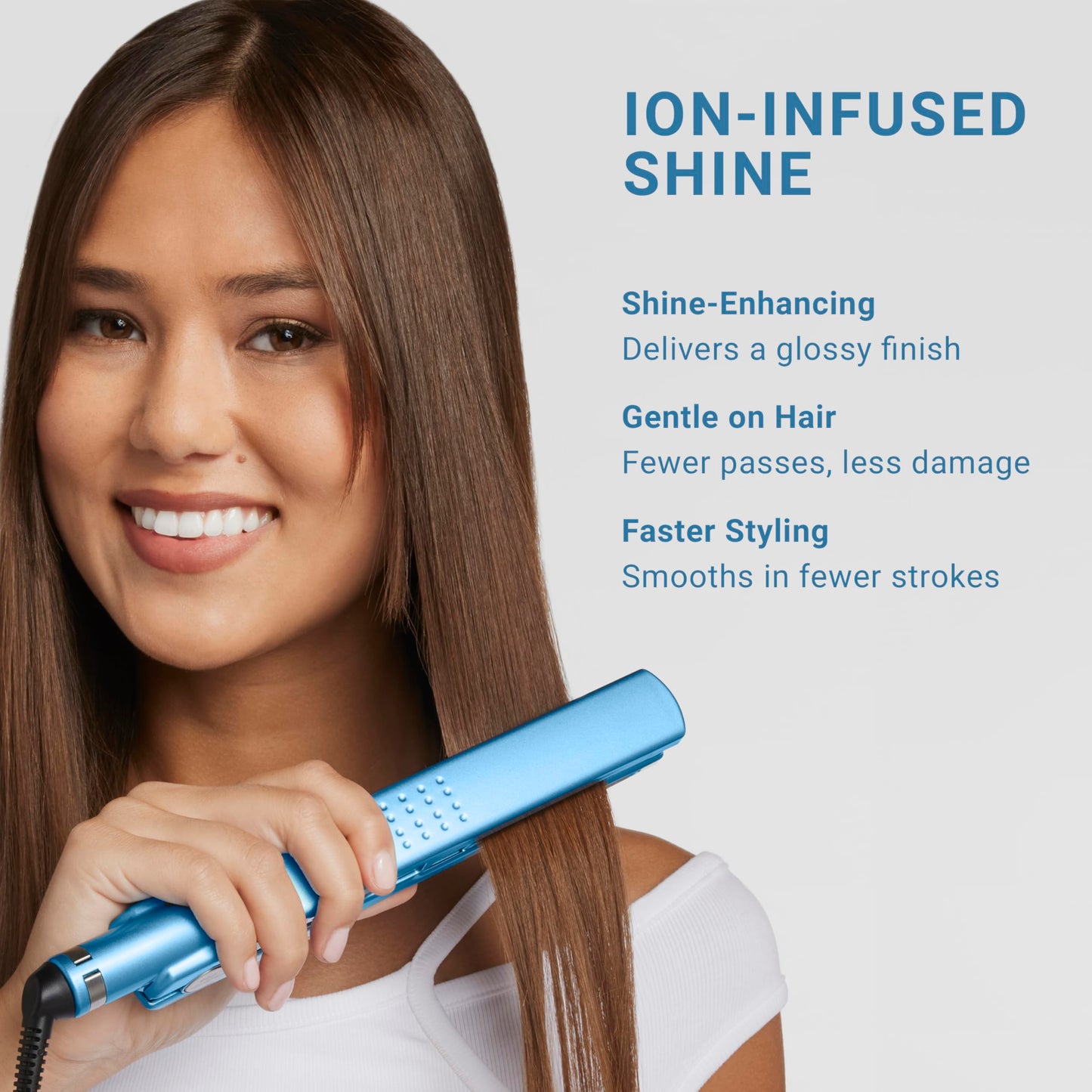 BaBylissPRO 1 1/4" Digital Ionic Flat Iron, Hair Straightener, Shorter Plates