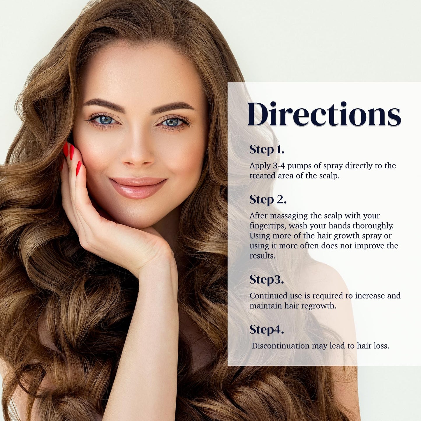 5% Minoxidil for Men Hair, Minoxidil for Women Hair Growth, Minoxidil Hair Growth Spray 2PCS.