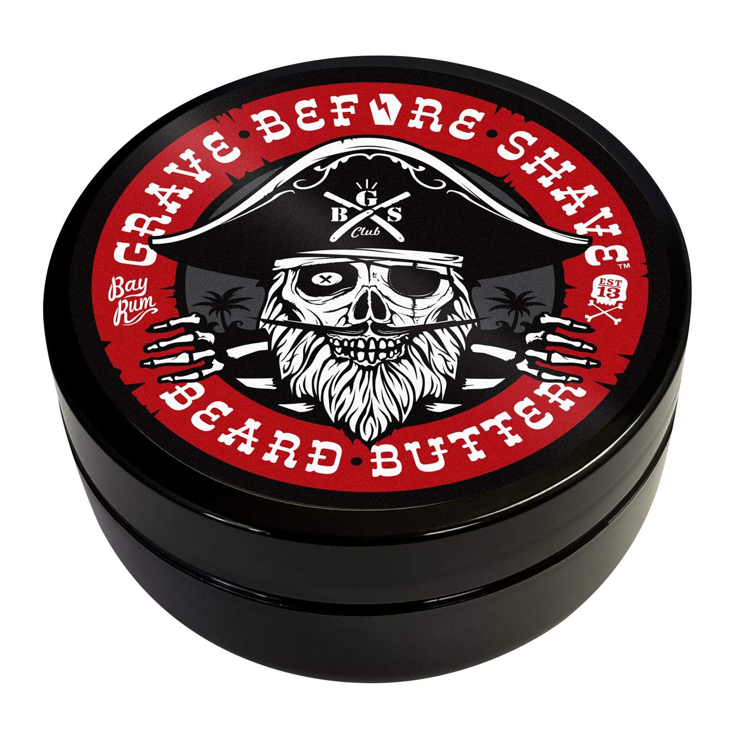Grave Before Shave Bay Rum Beard Butter 4 oz. Container