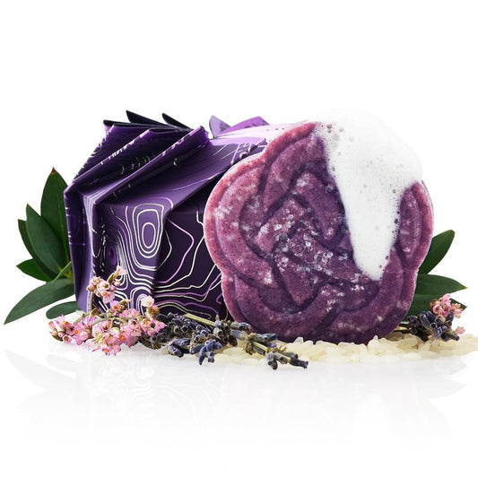 Viori Purple Shampoo Bar - Natural Hair Care with Longsheng Rice Water | Neutralizes Brassy Tones