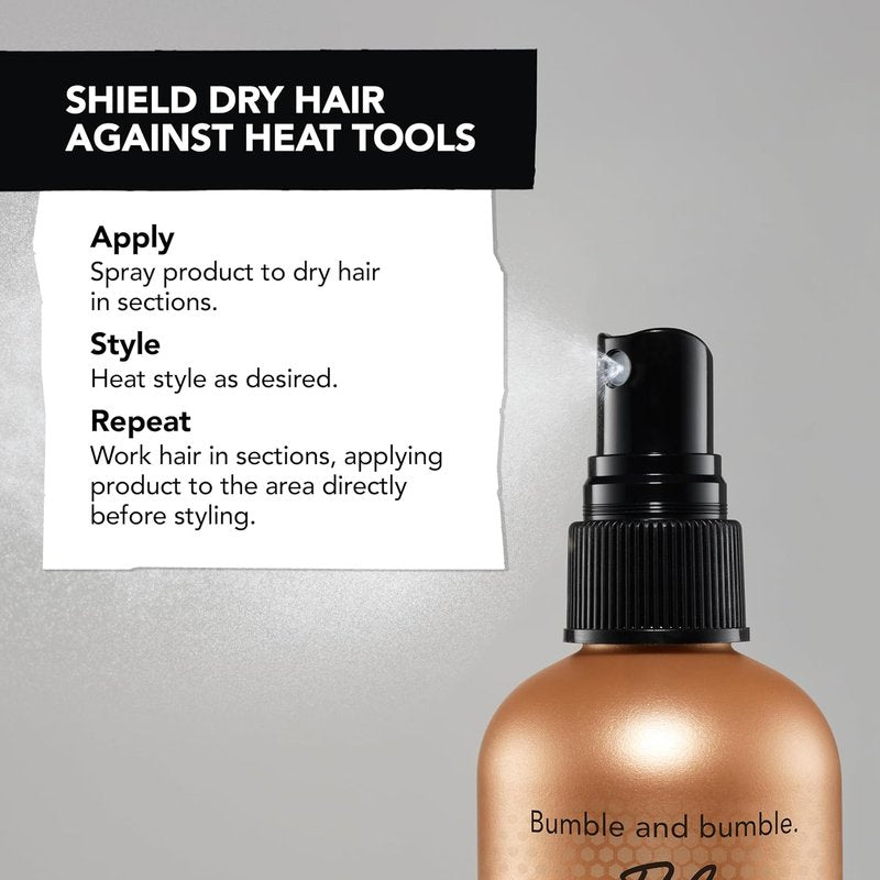Bumble and Bumble Heat Shield Blow Dry Accelerator Mist - Reduces Drying Time, Anti-Frizz, Heat Protection | For All Hair Types