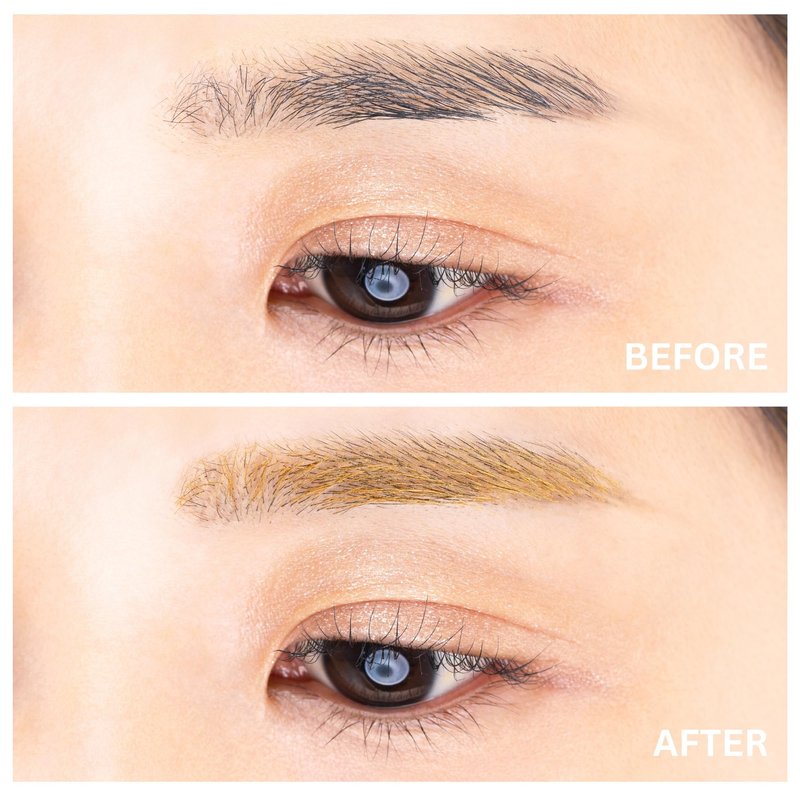 Paul & Joe Eyebrow Mascara, Soft Texture and Clear Color, Natural finish, Long Lasting Eyebrow Makeup for Fuller Eyebrows, 05 Mimosa Yellow, 0.17 oz