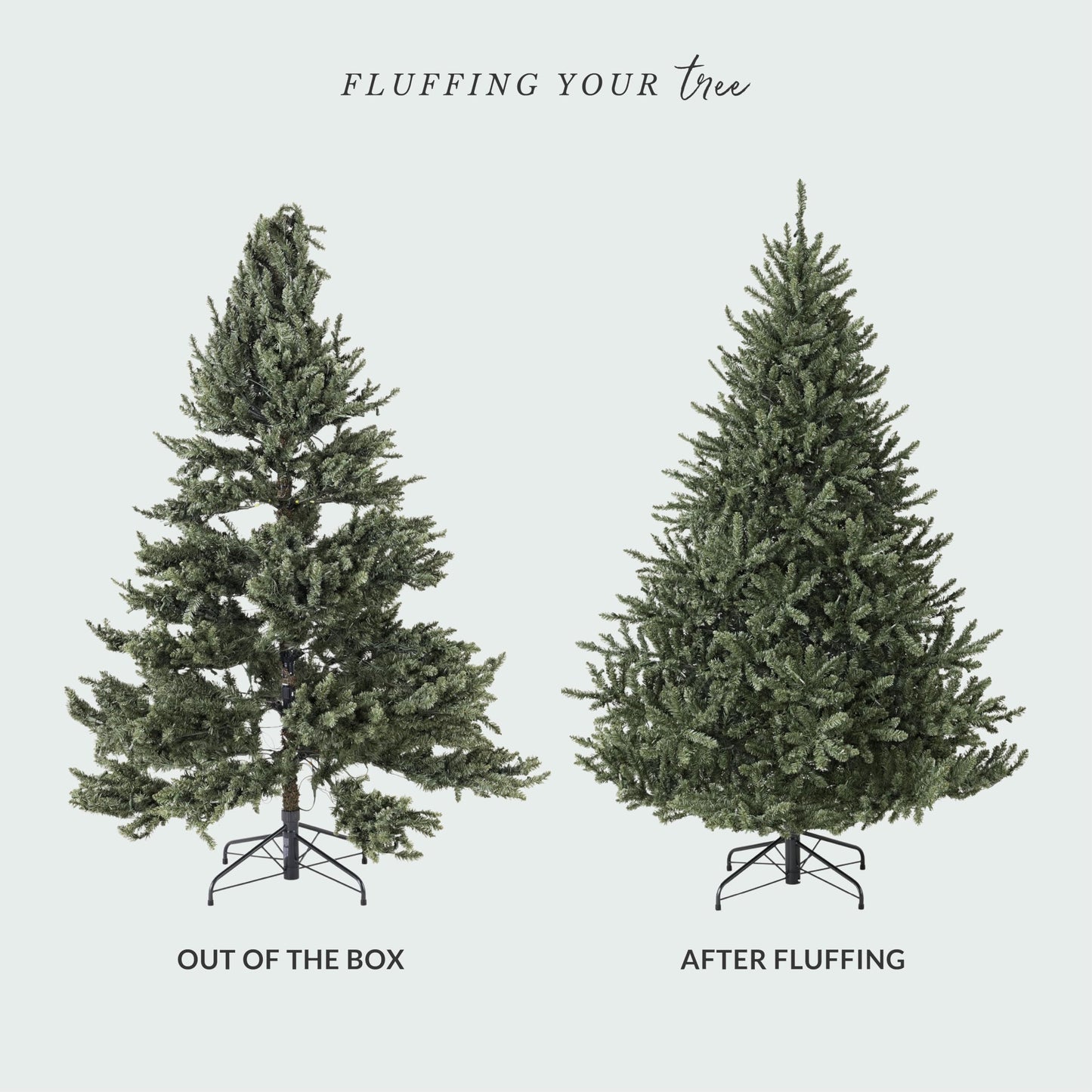 Balsam Hill 4.5ft Pre-Lit Classic Blue Spruce - Artificial Christmas Tree with 300 Clear Incandescent Lights, Easy Plug Technology, Premium Stand for Indoor Holiday Decorating