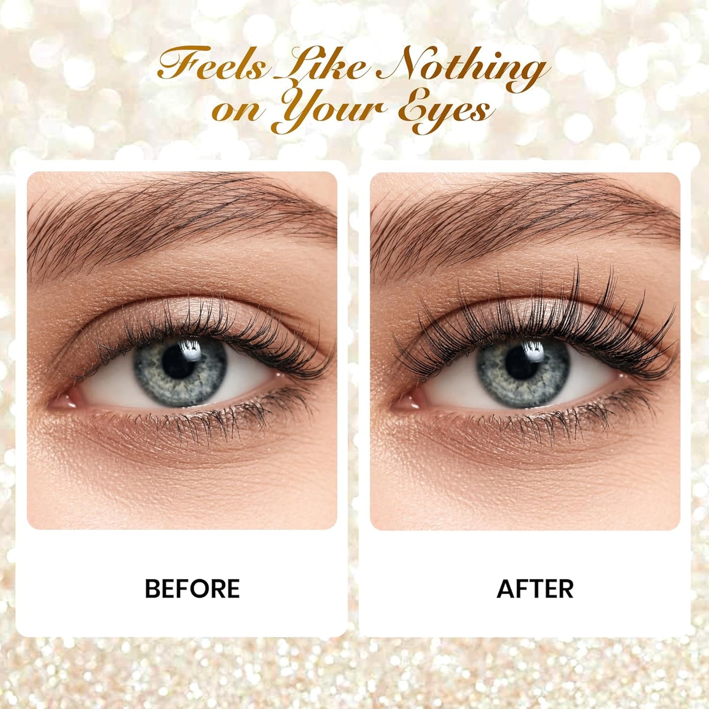 Beetles Christmas Lash Clusters Kit - DIY Eyelash Cluster Set with Bond, Seal & Remover | 3 Styles + 1 Holiday Style