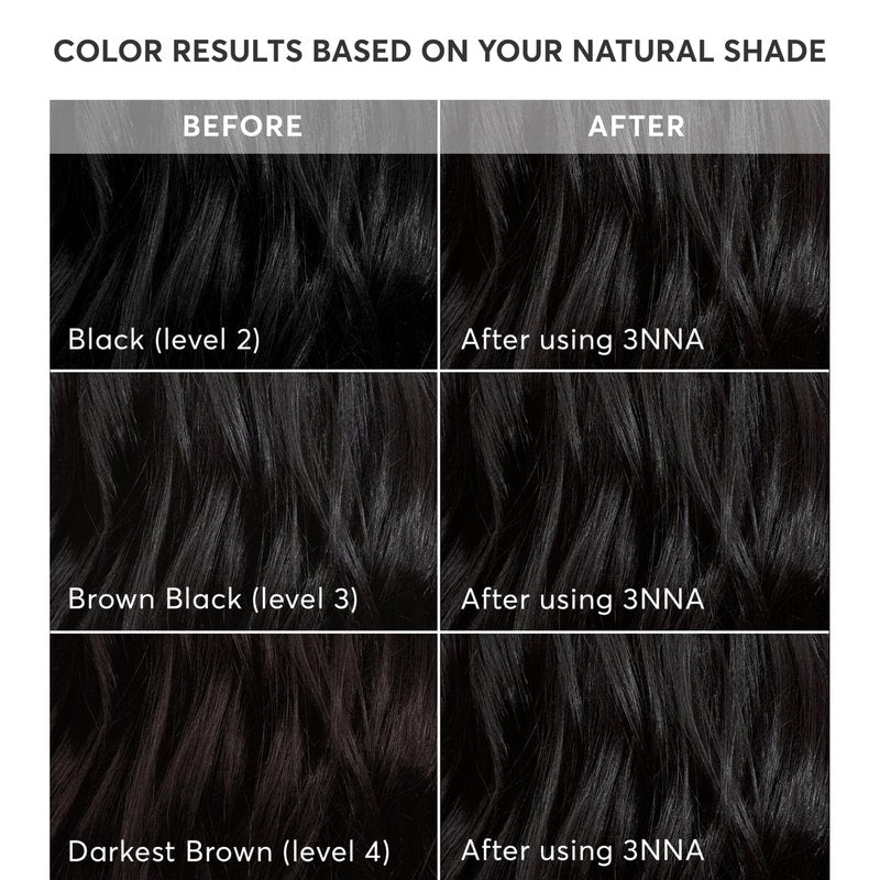Madison Reed Radiant Hair Color Kit Plus | 3NNA Cool Black-Brown (Positano Black) | 100% Gray Coverage | Ammonia-Free Salon Hair Dye for Long or Thick Hair