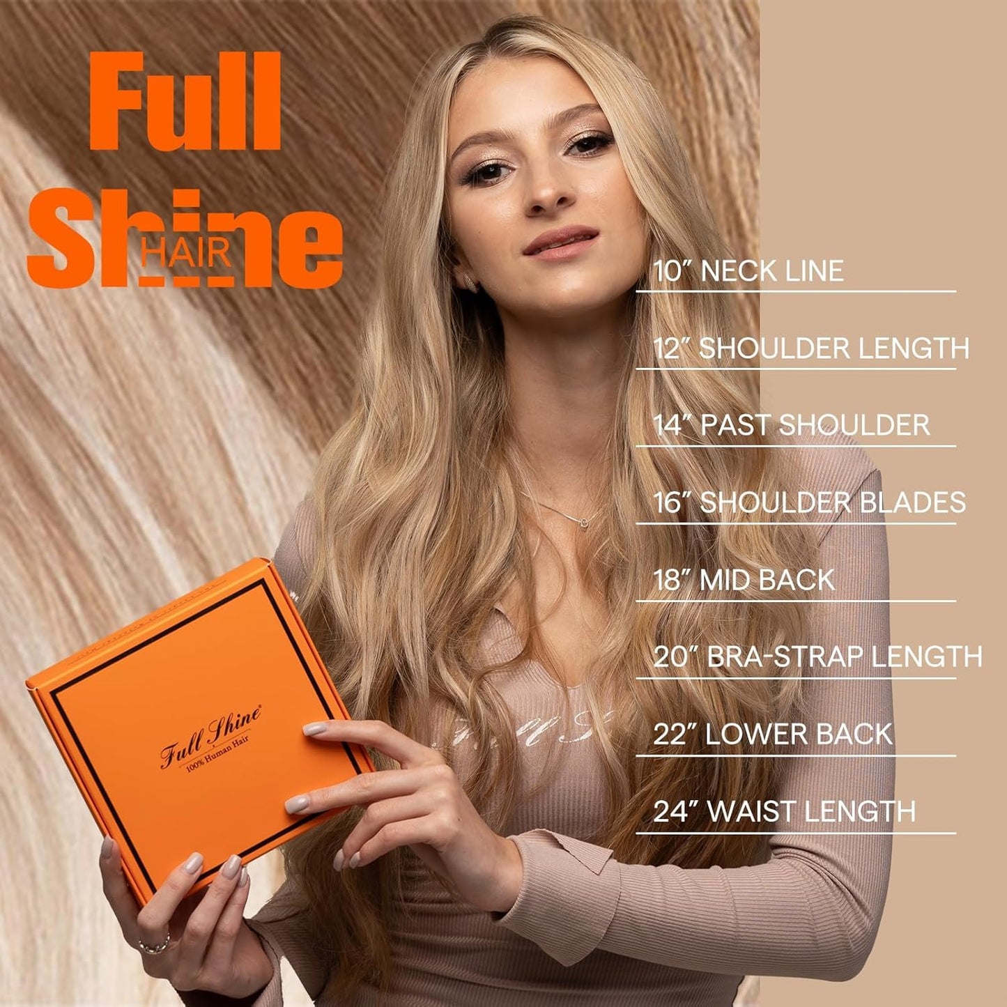 Full Shine Brown Tape in Hair Extensions Real Human Hair 20 Inch Skin Weft Seamless Pu Human Hair Extension 20 Pcs 50Gram Thick End Straight Hair Remy Tape in Hair Extensions Add length for Women