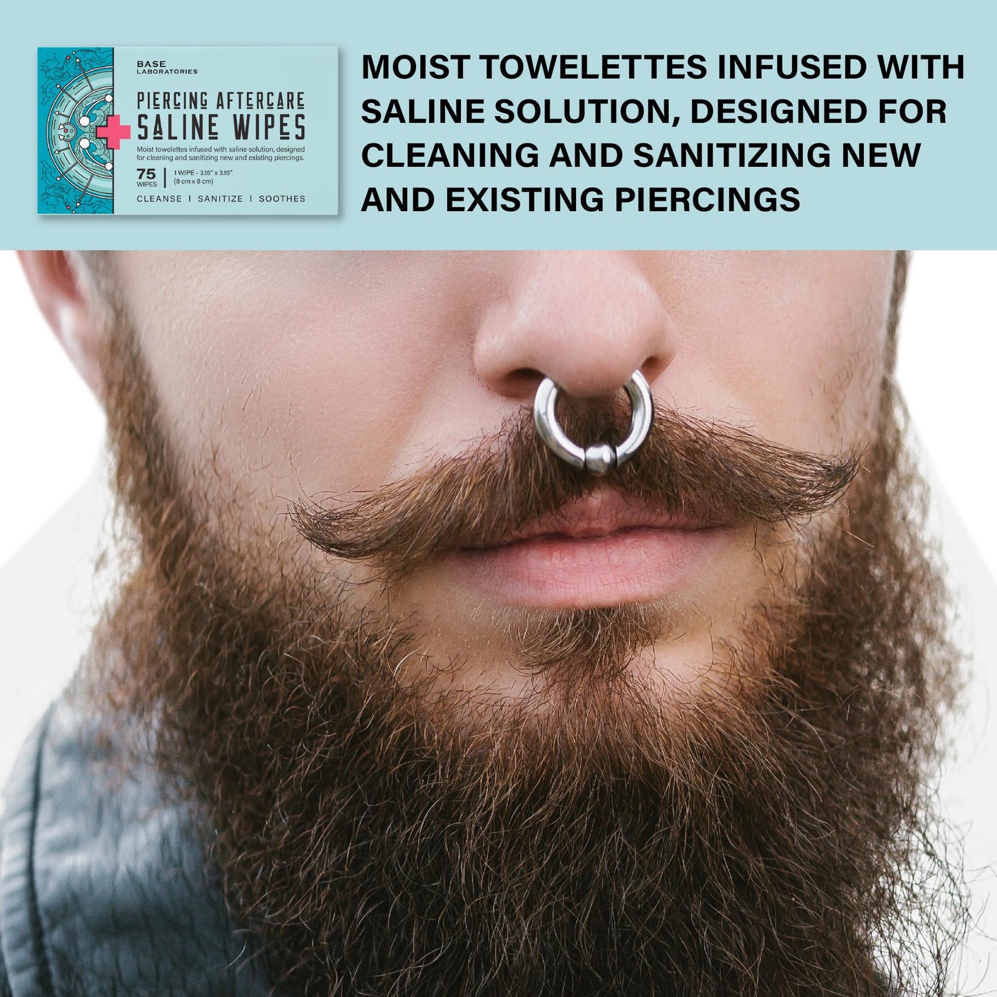 Piercing Aftercare Kit – Piercing Aftercare Wipes, Piercing Bump Oil, and Sterilizing Saline Spray | Cleanse, Soothe, and Treat Piercing Bumps, Keloids, and Scars