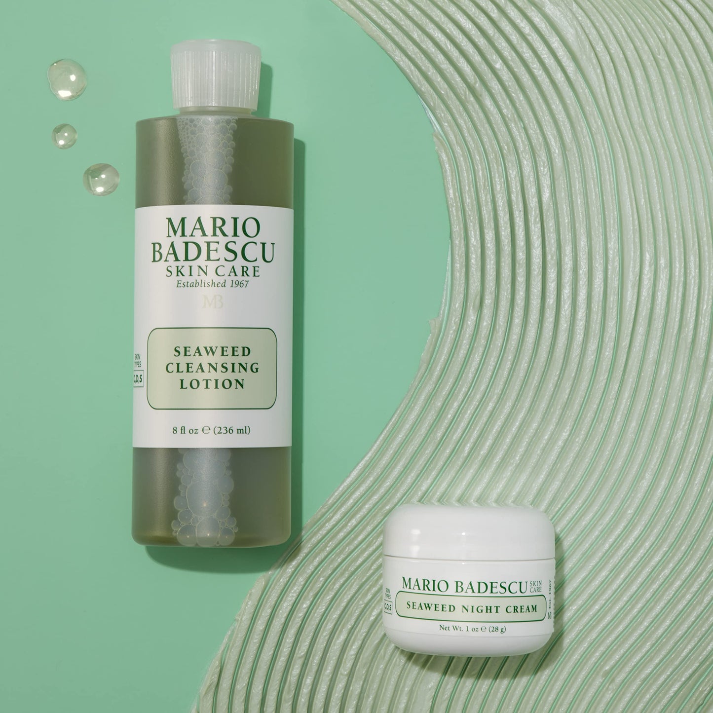 Mario Badescu Seaweed Cleansing Lotion for Combination, Dry and Sensitive Skin |Facial Toner that Clarifies and Replenishes |Formulated with Witch Hazel & Bladderwrack Extract