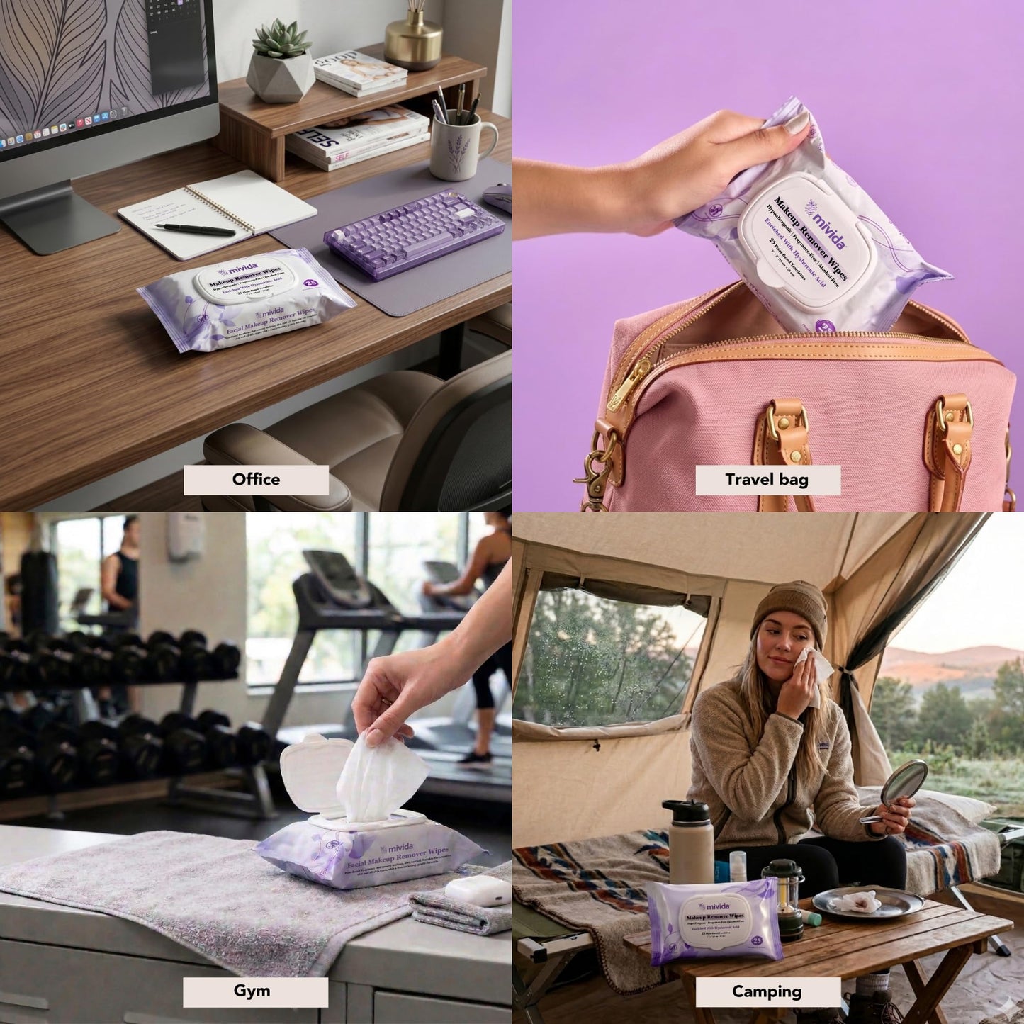 mivida makeup remover wipes (Packs)