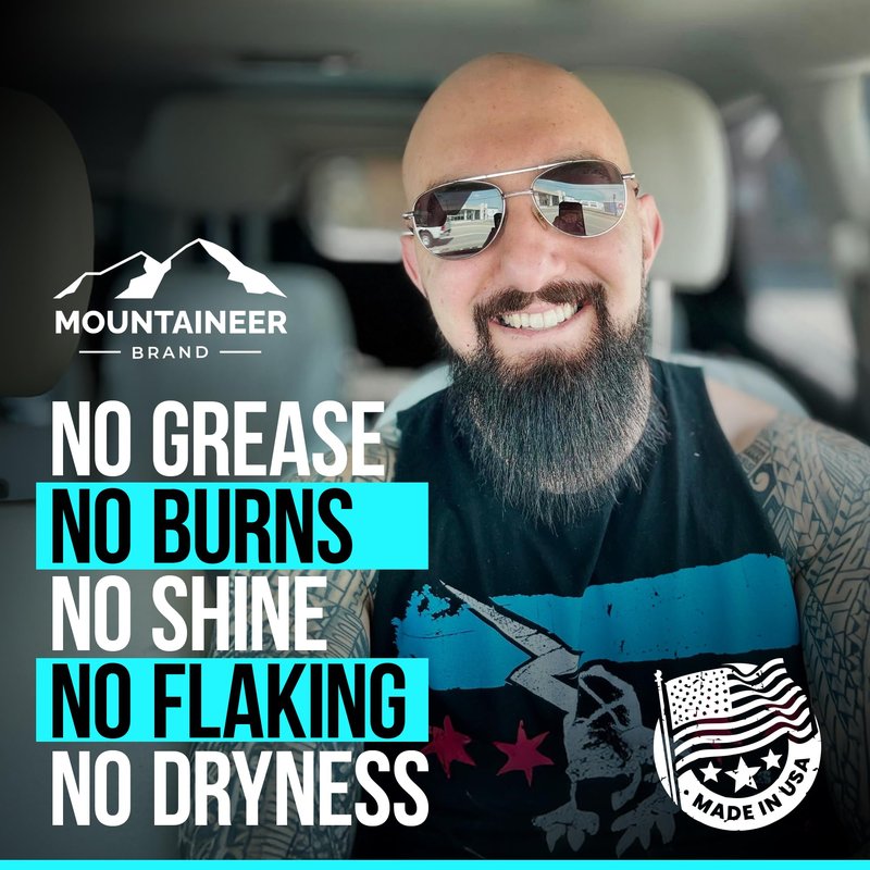 Mountaineer Brand Bald Head Shampoo & Moisturiser | Fresh & Natural Scent | Bald Head Care for Men | Made in WV | Hydrating Soap & Wash | Non-Greasy Scalp & Face Balm | 4oz