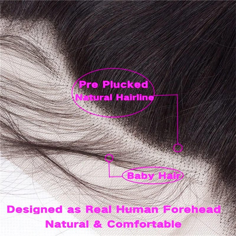 13x4 Lace Frontal Closure Body Wave Frontal Ear to Ear HD Lace Frontal Human Hair 100% Brazilian Virgin Human Hair Closure 18 Inch Frontals Hair Pieces for Women Free Part 150% Density