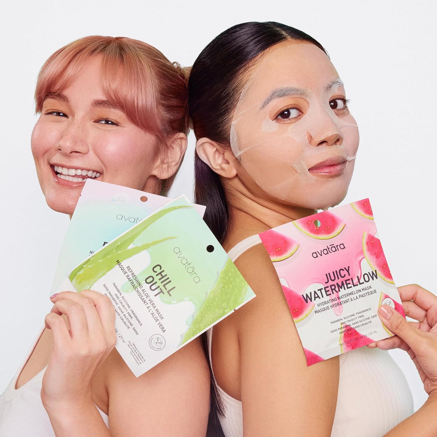 Chill Out Face Masks - Hydrating Aloe Vera for Soothing Skin | 15 Sheets, Unisex