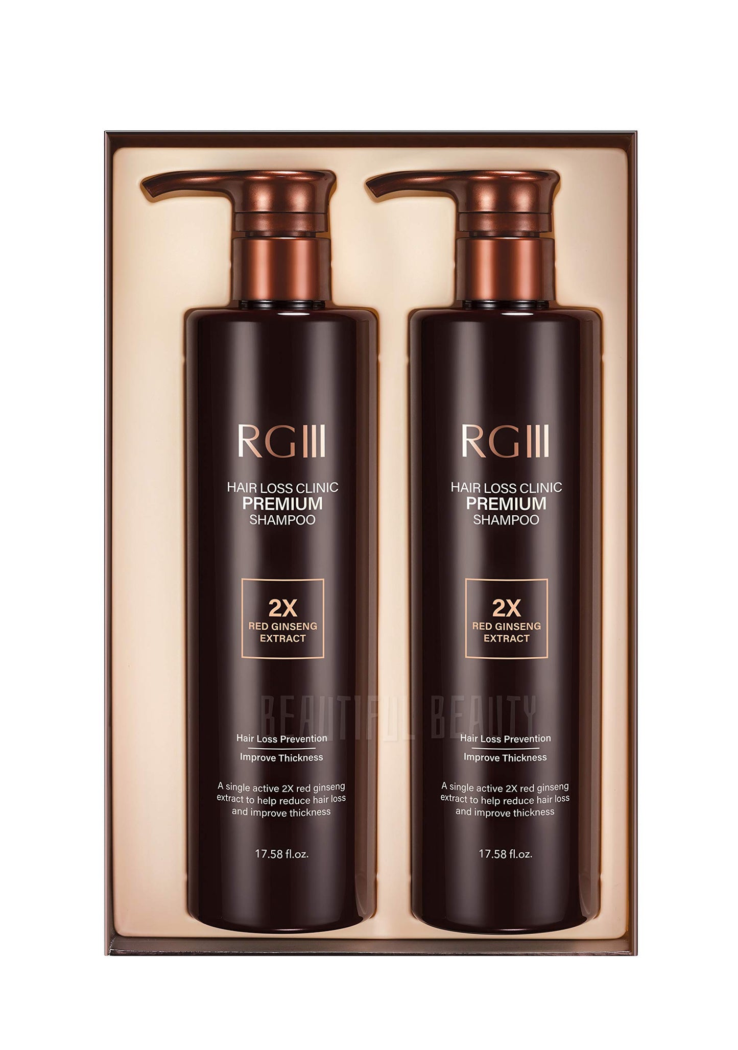 RG3 RGIII PREMIUM HAIR LOSS CLINIC SHAMPOO (ONE BOTTLE)