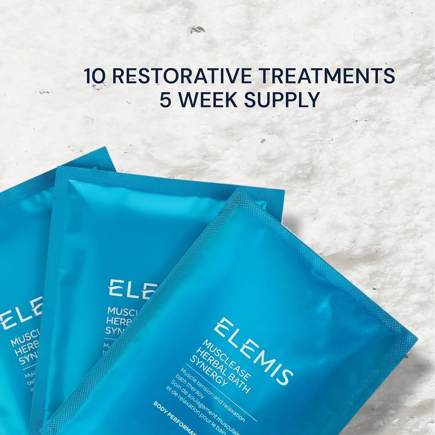 ELEMIS Musclease Herbal Bath Synergy | 10 Pack Muscle Relief Soak for Tension & Recovery
