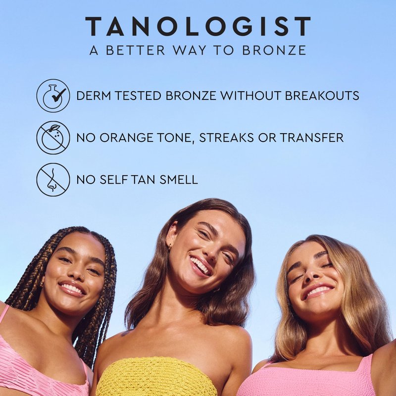 Tanologist Medium Self Tan Drops, Streak-Free Body & Face Tanning Drops, No Fake Tan Smell, For Moisturizer & Lotion, Bronzing Face Tanner, Skincare Ingredients, Vegan, 1.01 fl. oz/30 ml Bottle