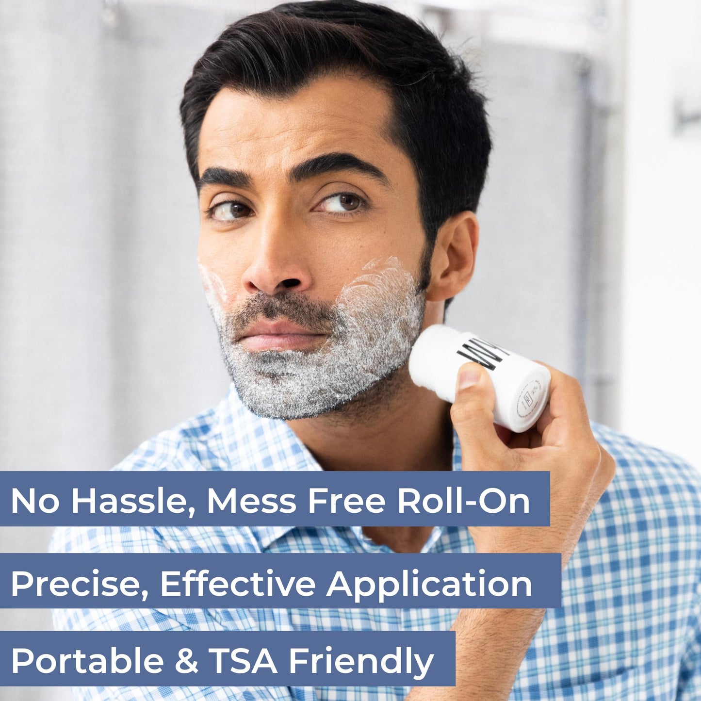 WYOS Shave Stick for Men – Hydrating Glycerin Formula for Sensitive Skin, Smooth Glide for a Close Shave, Solid Shaving Cream Stick, Hands-Free, No Mess, Leak-Proof & TSA-Friendly, 2 Pack