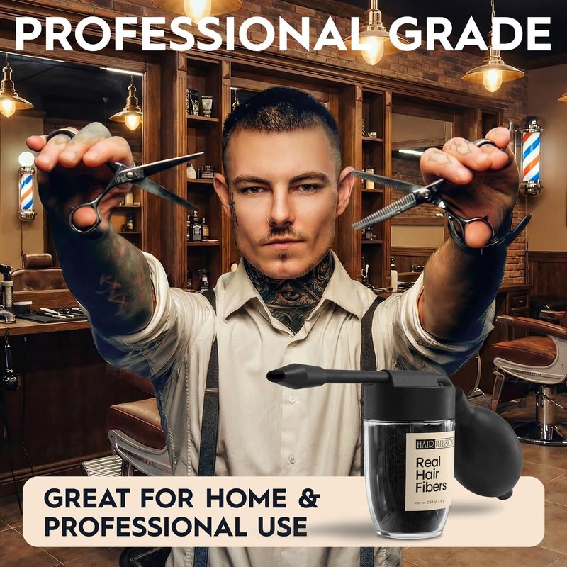 Hair Illusion Spray Applicator - Precise Flat Tip for Perfect Hairline | Removable Design for Wide Coverage