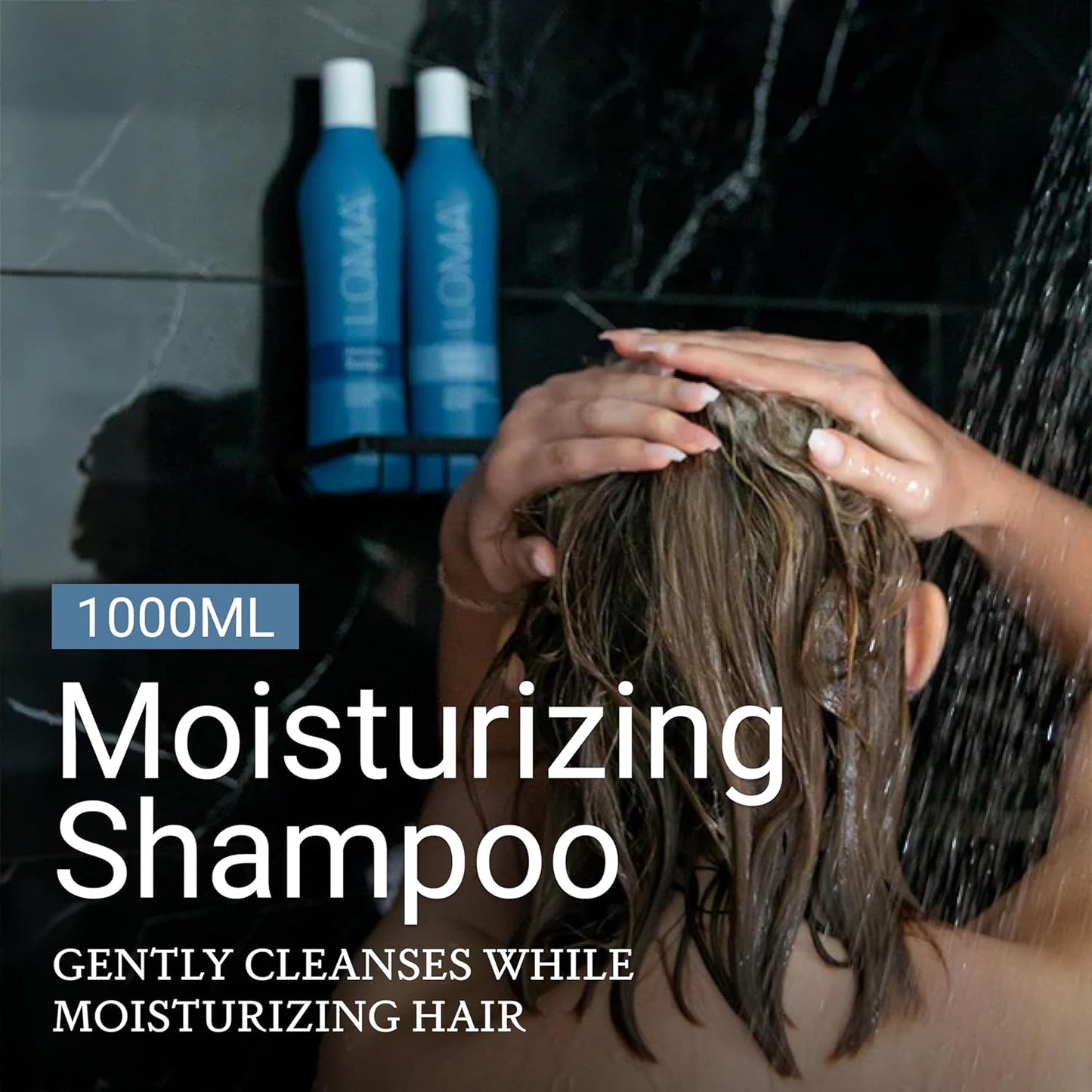 Loma Moisturizing Shampoo - Nourishing Hydration for Dry Hair | 12 oz