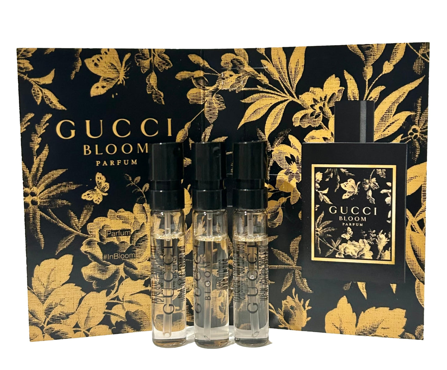 Gucci BLOOM PARFUM Sample Perfume Women Spray 1.5 ml / 0.05 oz - set of 3 (5965)
