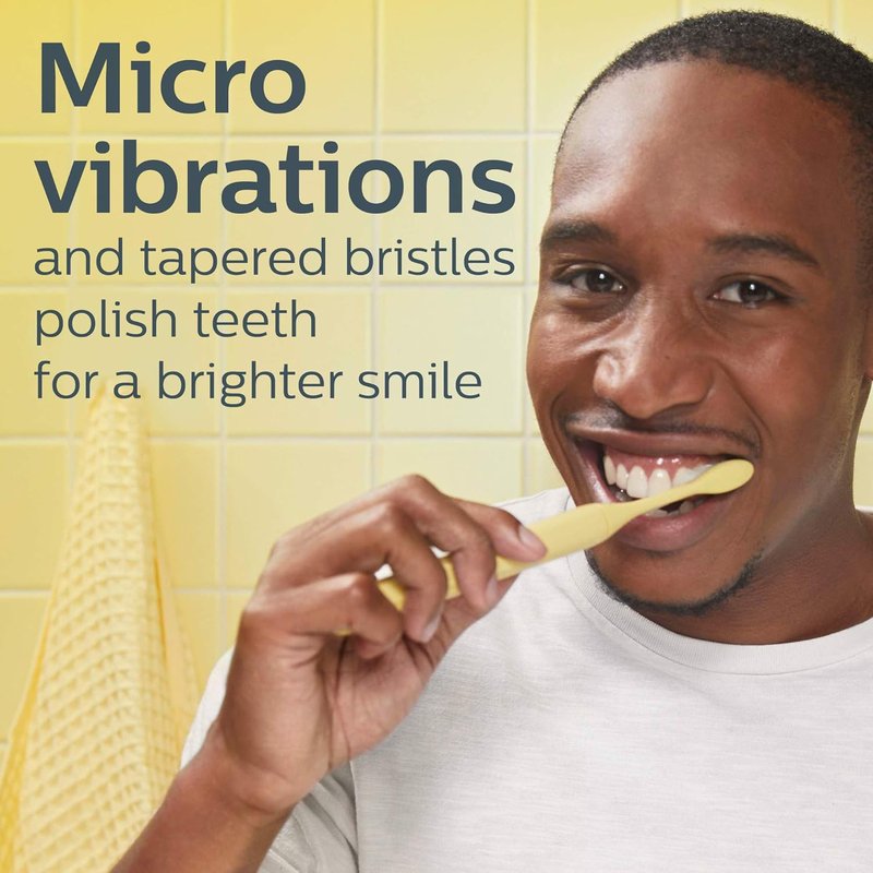 Philips Sonicare Battery Toothbrush - Mango Yellow | Gentle Cleaning Technology