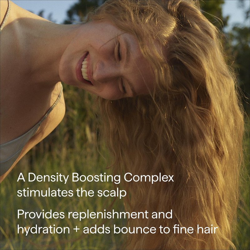 Briogeo Destined for Density Caffeine + Biotin Peptide Density Conditioner | Increases Hair Thickness and Volume for Fine or Thinning Hair | Silicone-Free | Vegan & Cruelty-Free | 8 fl oz