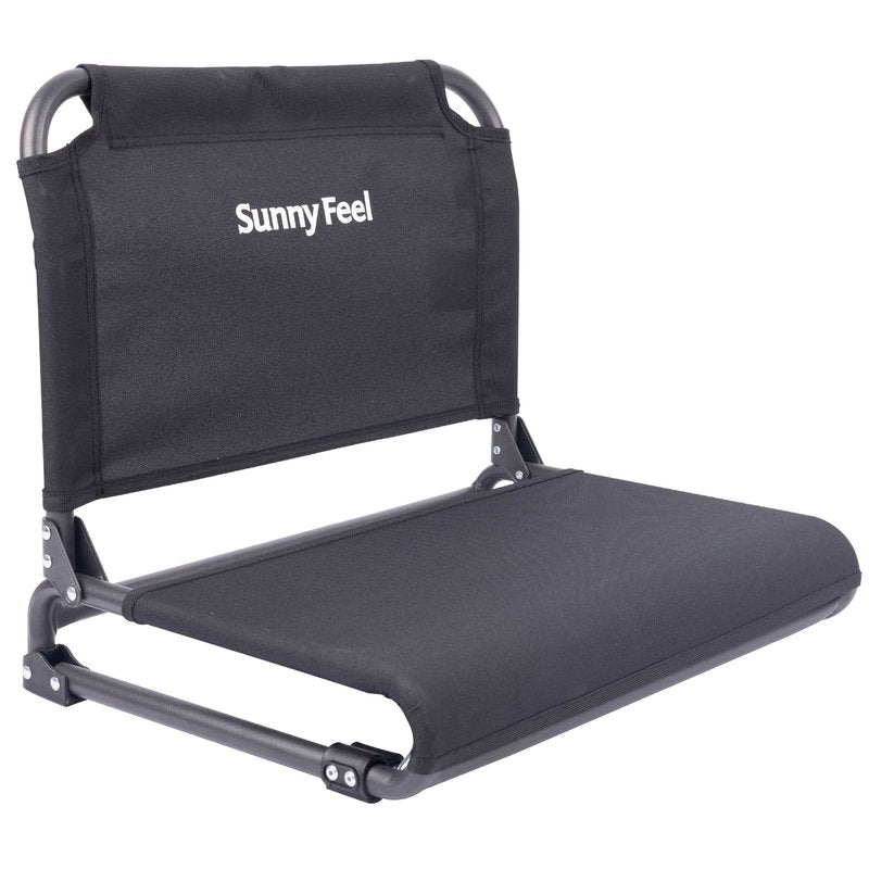 SUNNYFEEL Stadium Seats with Back Support for Football Games, 20" Wide Bleacher Seat with Backrest for Sport Events, Portable Chairs for Kayak, Ground Chair for Concert