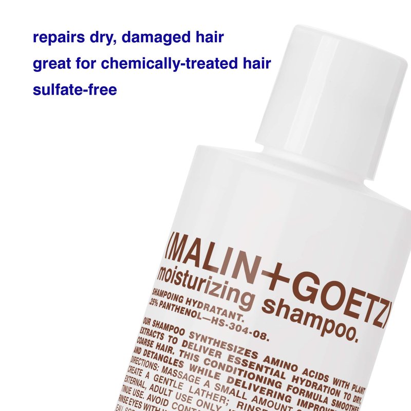 MALIN+GOETZ Shampoo Hydrating Basil | Daily Cleanser with Amino Acids | Vegan, Sulfate-Free & Unisex (8 Fl Oz)