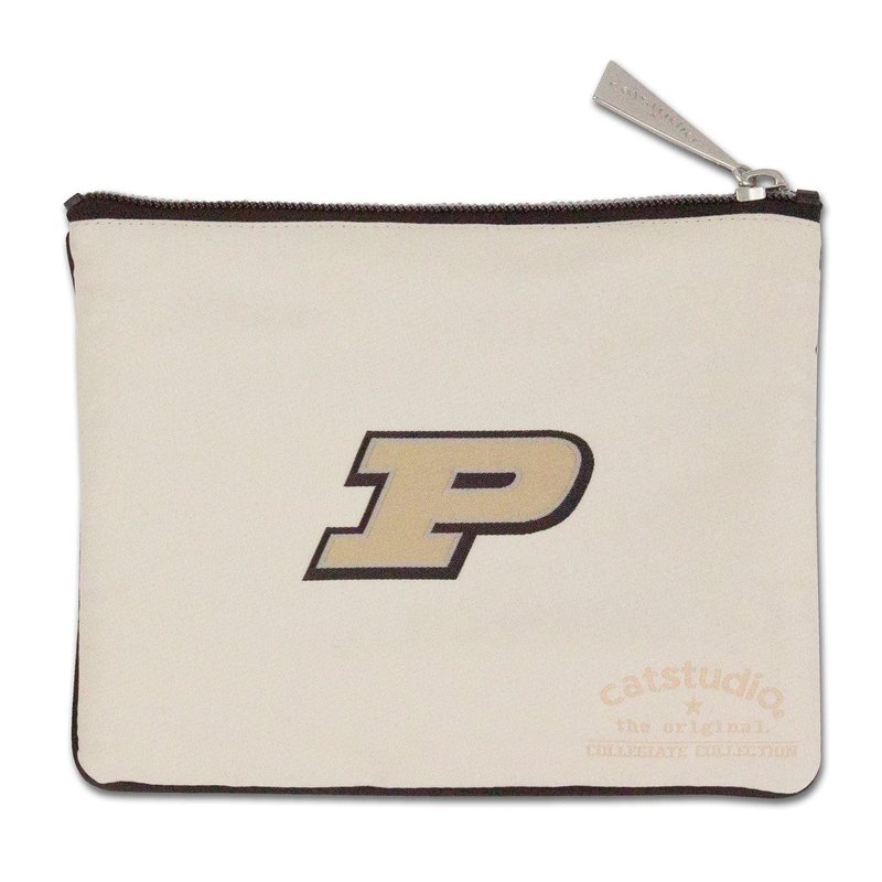 catstudio Purdue University Collegiate Zipper Pouch Purse | Holds Your Phone, Coins, Pencils, Makeup, Dog Treats, & Tech Tools