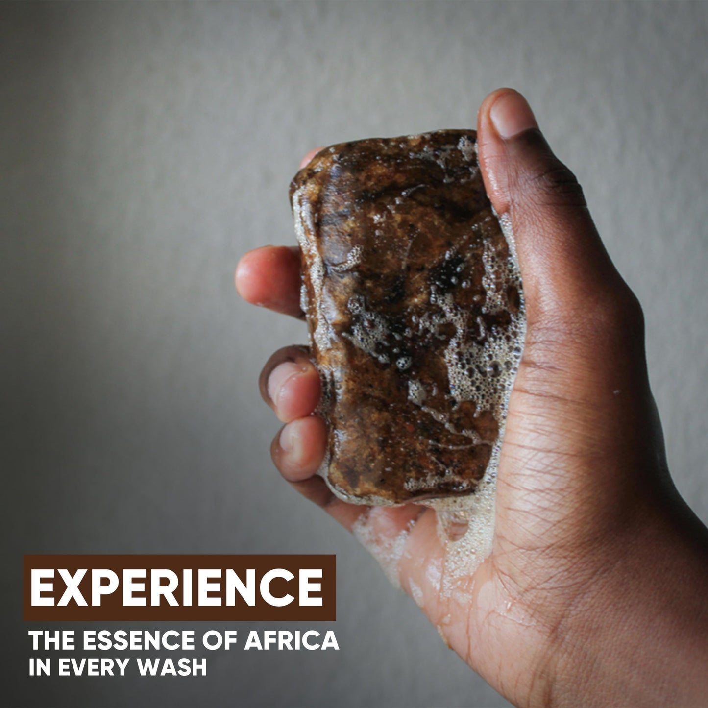 HERBOGANIC Raw African Black Soap (Raw African Black Soap 6 Oz. (Pack of 12))