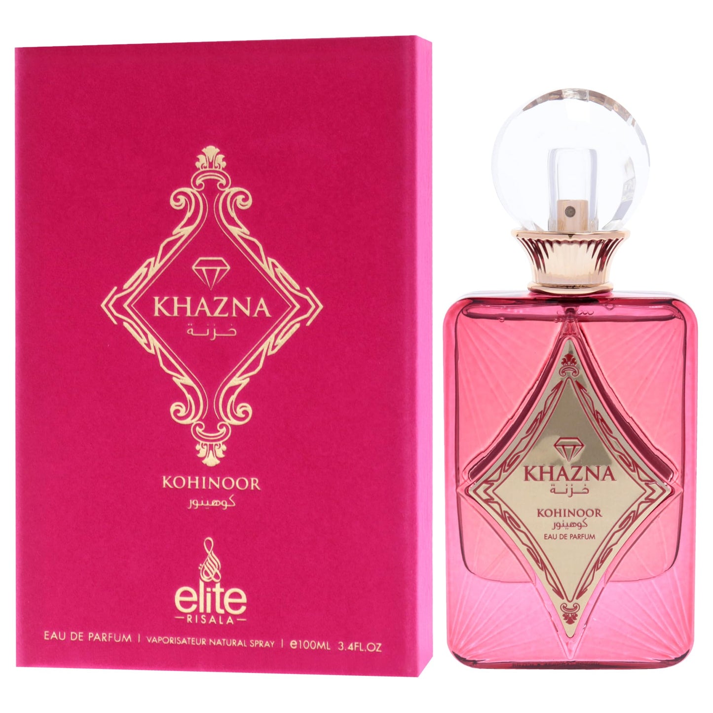 Risala Elite - Khazna Kohinoor for Unisex - 3.4 oz EDP Spray