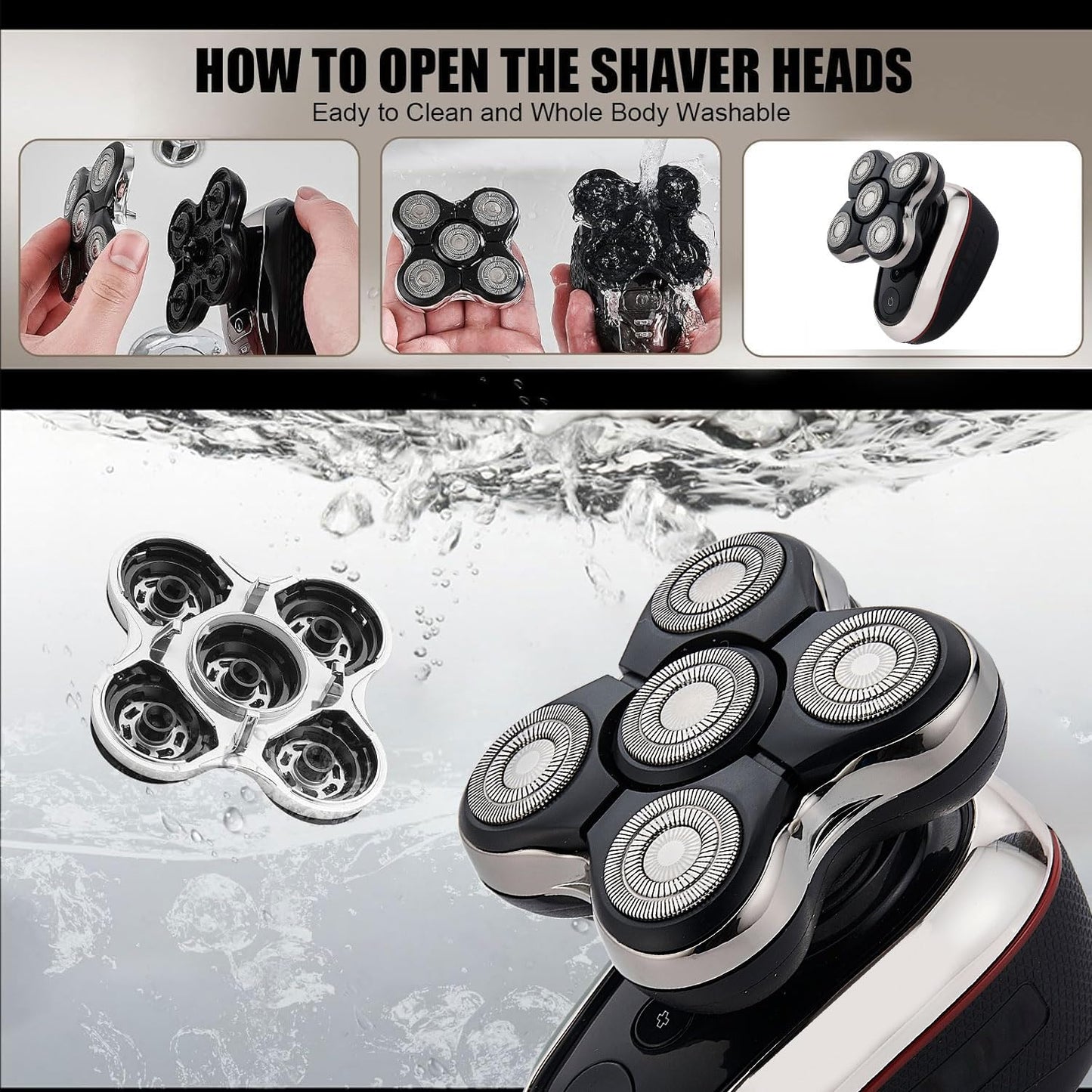 Head Shaver Replacement Blades - Compatible with Remington Balder Pro XR7120 | Precision Electric Shaving for Bald Men