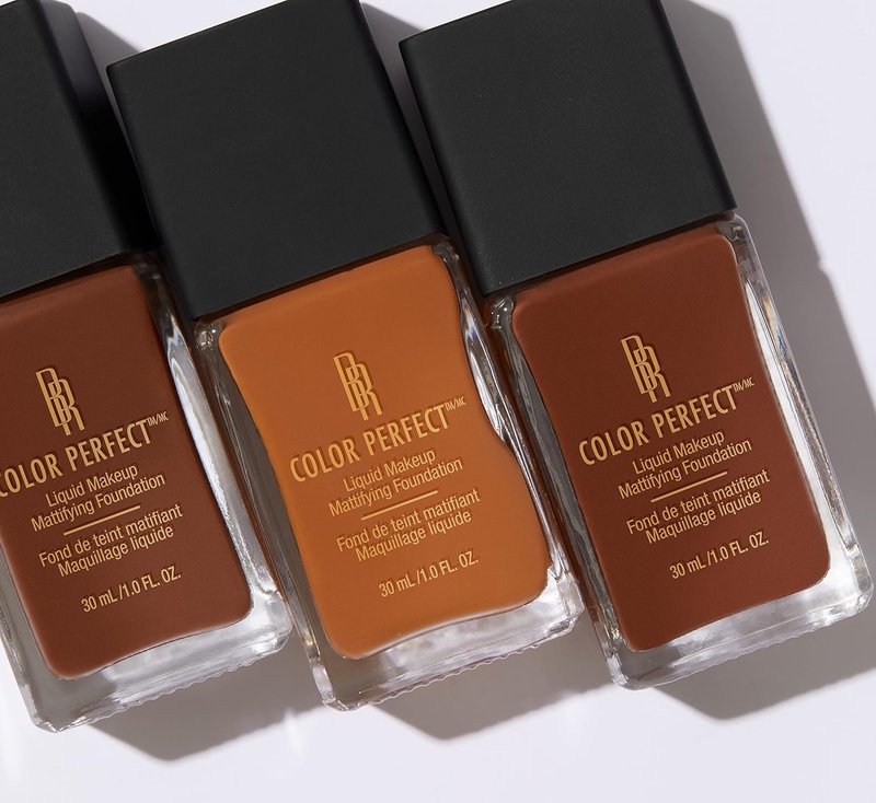 Black Radiance Color Perfect Liquid Foundation - Dark Chocolate | 1 Oz (Pack of 5)