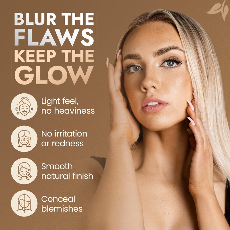 BaeBlu InstaFame Loose Powder Foundation, Dream - Full Coverage Matte Natural Mineral foundation for Sensitive & Acne-Prone Skin - Non-Nano Zinc, Titanium Dioxide Mineral Pigment, No Fillers/Binders