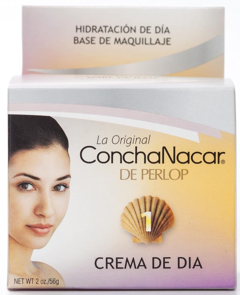 Concha Nacar Day Cream - Hydrating Formula for Radiant Skin | 2 oz, White (Pack of 6)
