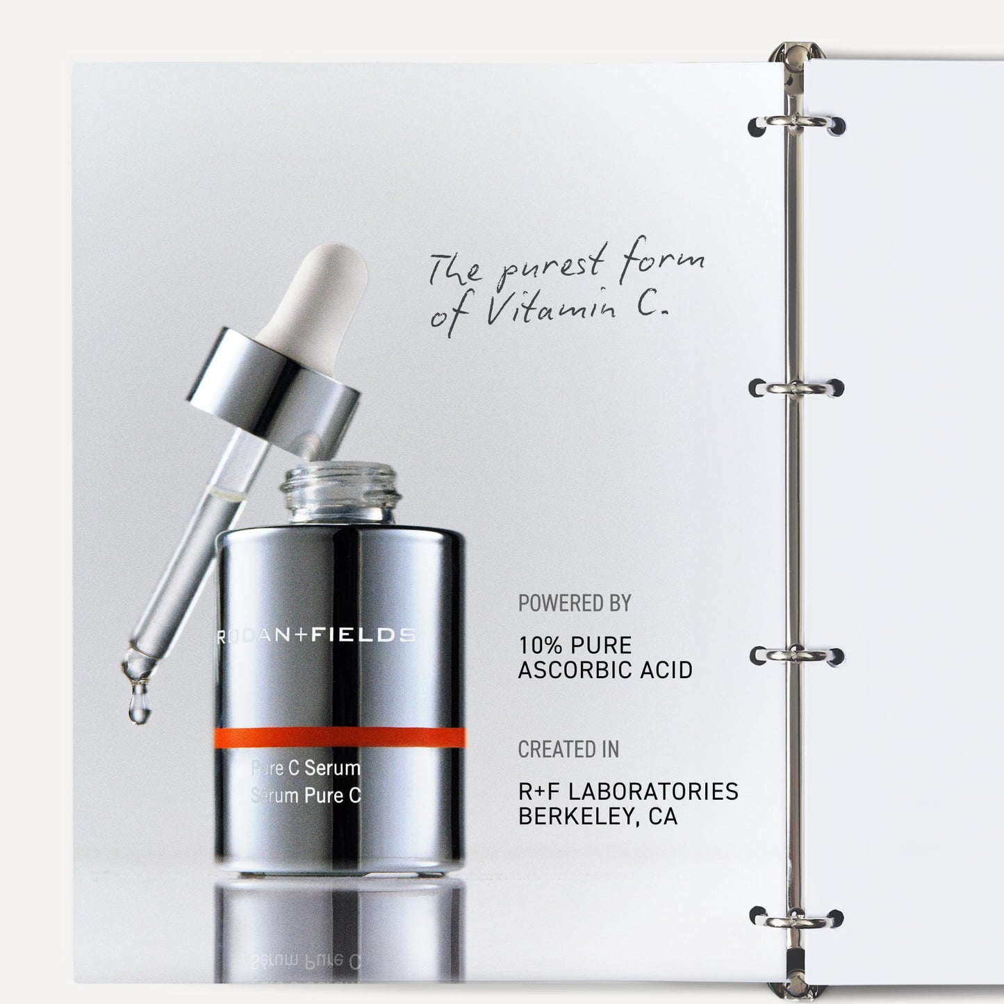 Rodan + Fields Pure C Serum | 10% Ascorbic Acid Vitamin C Formula for Refined-Looking Skin | Antioxidant Support for Daily Skincare | Water-Free Formula | Non-Comedogenic Facial Serum