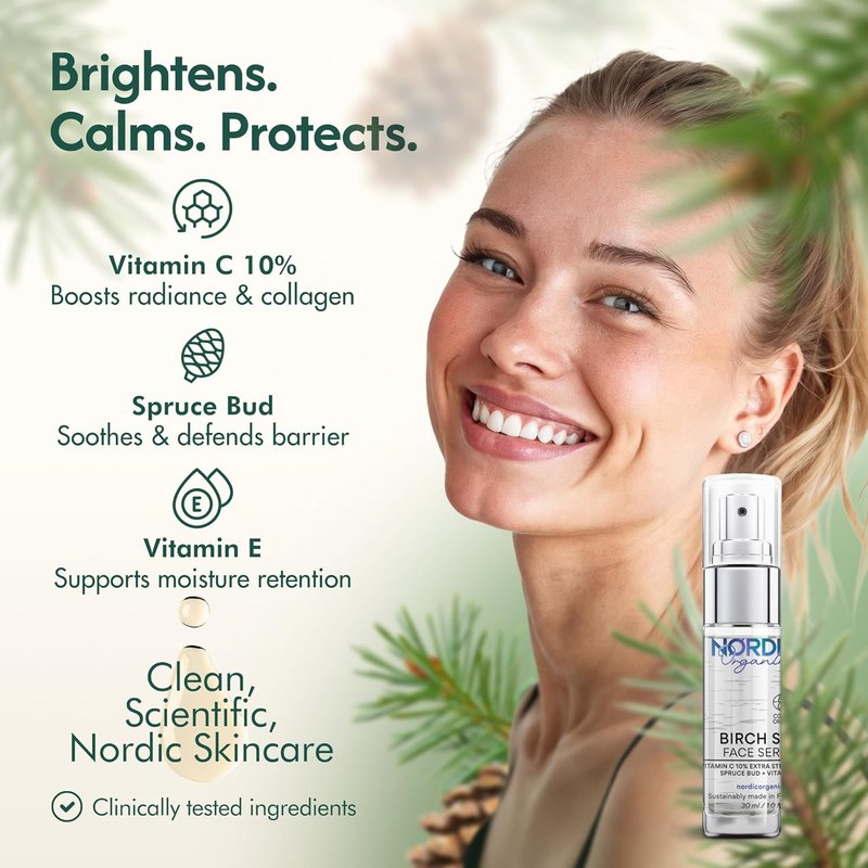 Birch Sap Face Mist - Organic Hydrating Mist with Hyaluronic Acid & Chaga Mushroom | Fragrance-Free, 3.38 oz (100 ml)