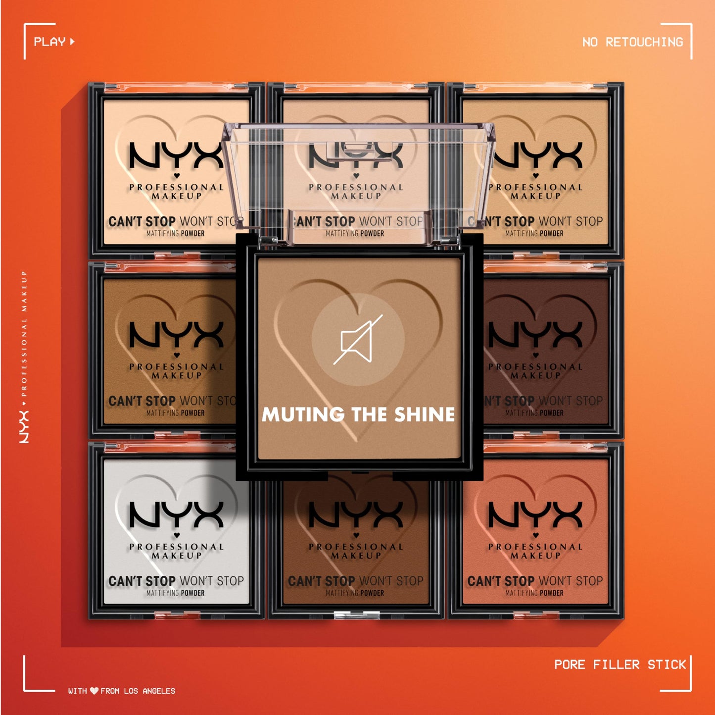 NYX PROFESSIONAL MAKEUP Can't Stop Won't Stop Mattifying Pressed Powder - Fair