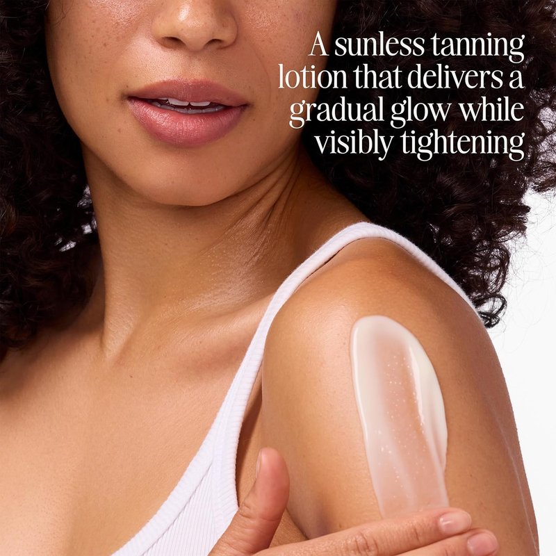 Organic Sunless Self Tanner Lotion - Firming Anti-Aging Formula | Vegan Piña Colada, 6 Fl Oz