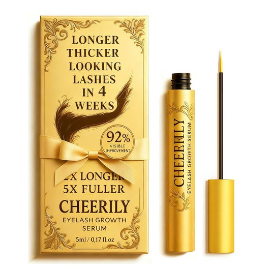 Lash Serum for Eyelash Growth - Premium Eyelash Growth Serum Advanced Eye Lash Serums for Longer, Fuller, Thicker Lashes with Natural & Vegan Formula for Sensitive Eye - Includes Ribbon for Gift