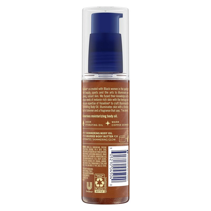 Illuminate Me Shimmering Body Oil - Perfect for Melanin Rich Skin | 3.3 oz Glowing Finish