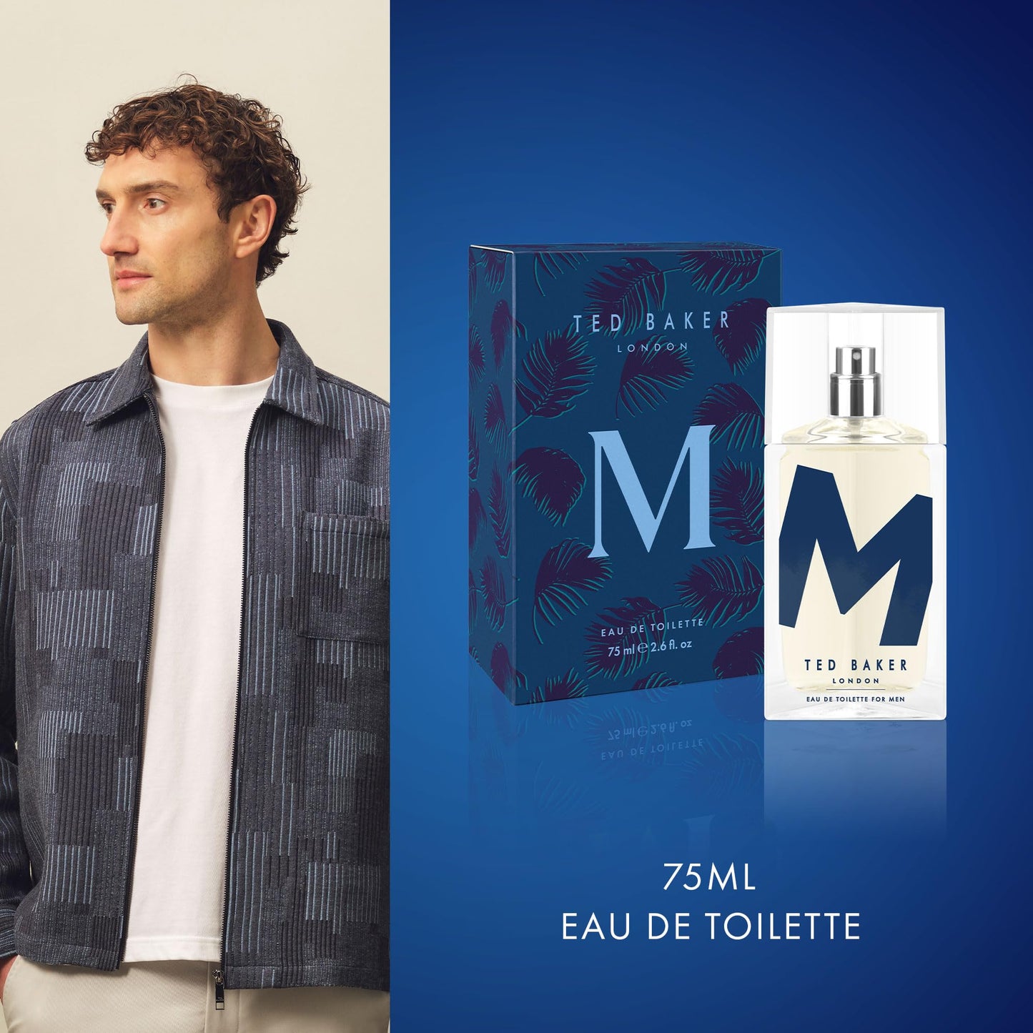 Ted Baker M Eau de Toilette Duo Pack for Men & Teens, Fresh Citrus Spicy Cologne, Long-Lasting Fragrance Set Mandarin, Bergamot, Black Pepper, Amber, Musk 2 x 2.5 fl oz Each