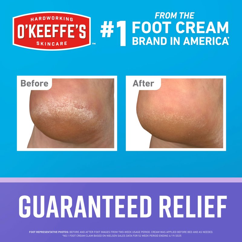 O'Keeffe's Night Treatment Combo Pack Including Working Hands Night Treatment Hand Cream, Healthy Feet Night Treatment Foot Cream and Lip Repair Night Treatment Lip Balm; Gift Idea
