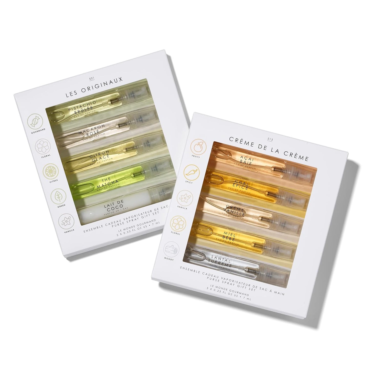 Le Monde Gourmand Travel Perfume Discovery Set - 10 Purse Sprays, 0.23 fl oz Each