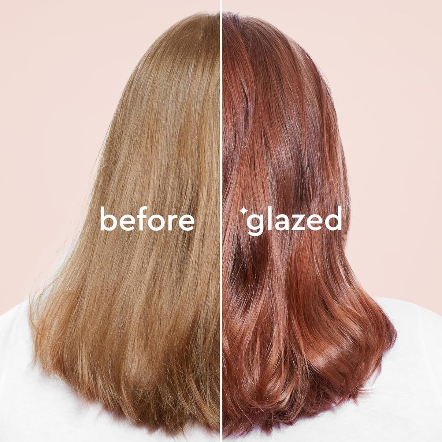 Glaze Auburn Spice Color Conditioning Gloss and Mirror Shine Spray Bundle - For Light-Medium Brown & Natural Red Hair